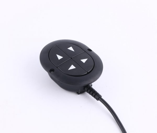 Wired Remote in round shape with 4 buttons which used for electric chair