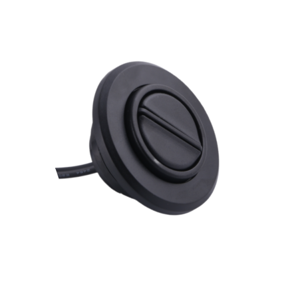 Wired Remote in round shape with 2 buttons which used for electric chair