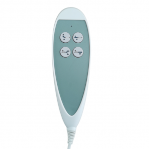 Wired Remote with 4 buttons used for hospital bed