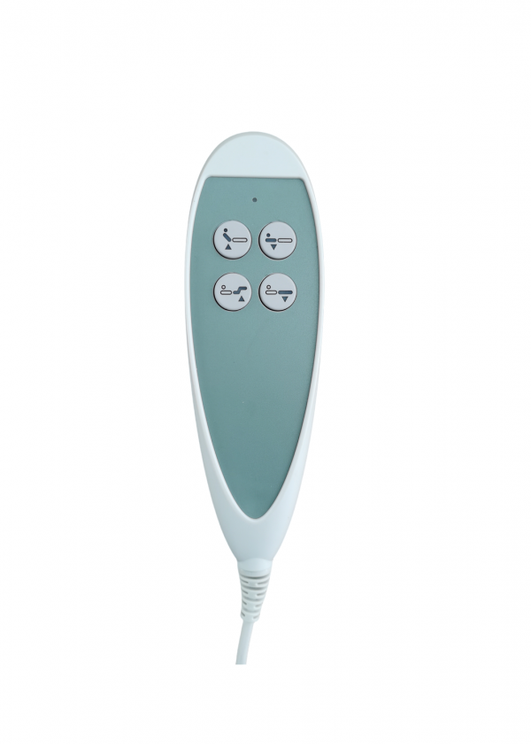 Wired Remote with 4 buttons used for hospital bed