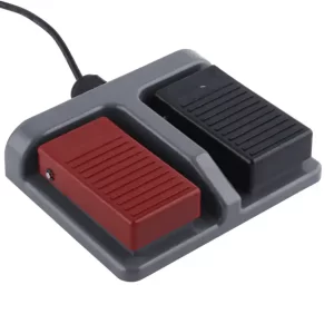 Wired foot pedal switch with 2 buttons