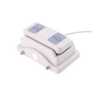 Wired foot pedal switch with 2 buttons