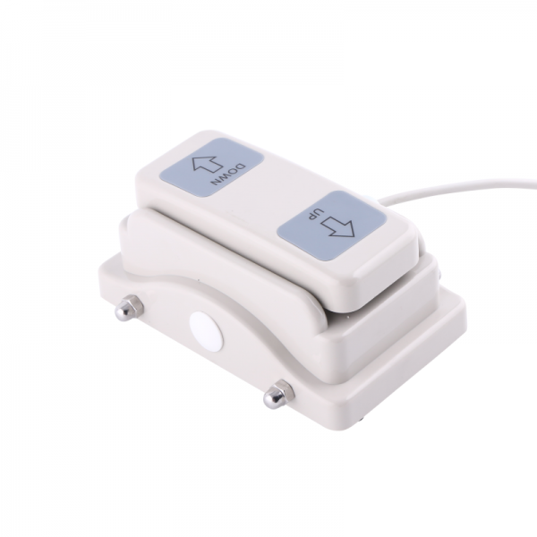 Wired foot pedal switch with 2 buttons