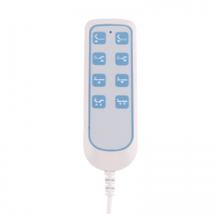 Wired Remote with 8 buttons used for hospital bed