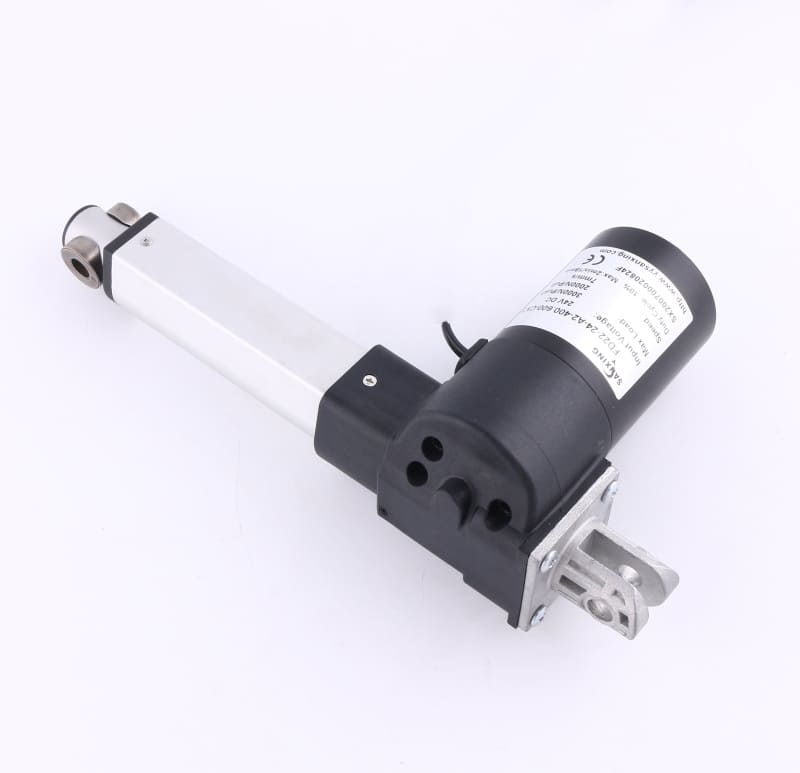 heavy duty linear actuator with low noise | FD22 6000N 12V/24V For Medical & Home Furniture 1 heavy duty linear actuator with low noise FD22 black grey full unit front view