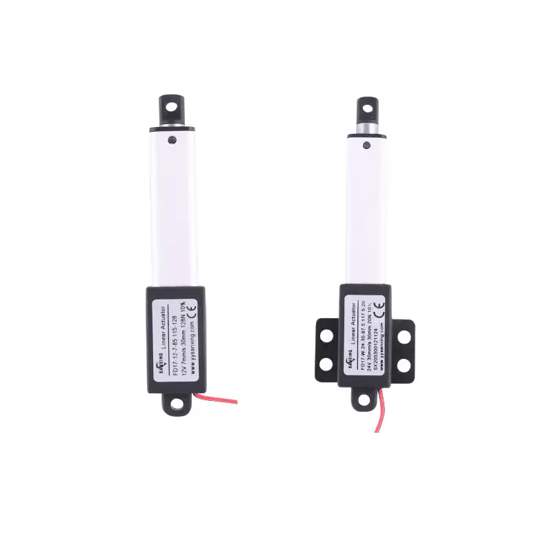 miniature small linear actuator FD17 series front view