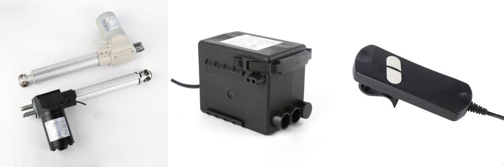 FD Series Linear Actuators complete set matched control accessories layout