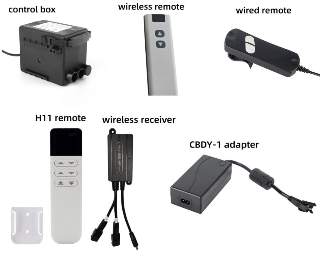 FD Series Linear Actuators wired remote controller and DC power adapter