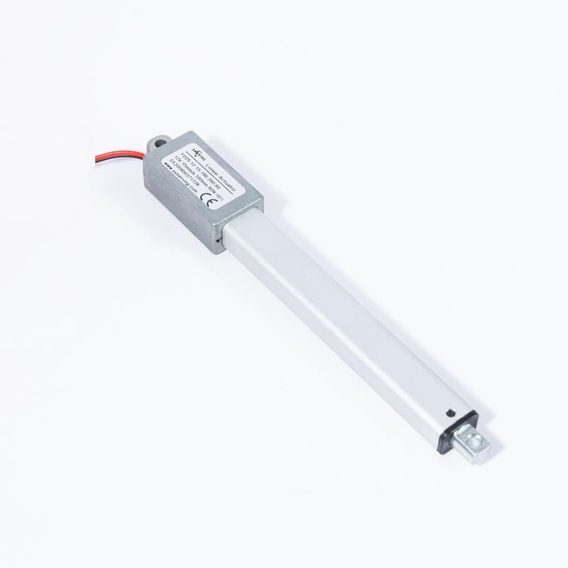 Top Tiny low force linear actuator FD17 FD25 Custom Stroke 10-150mm Factory OEM 2 Tiny low force linear actuator FD17 black compact full unit front view