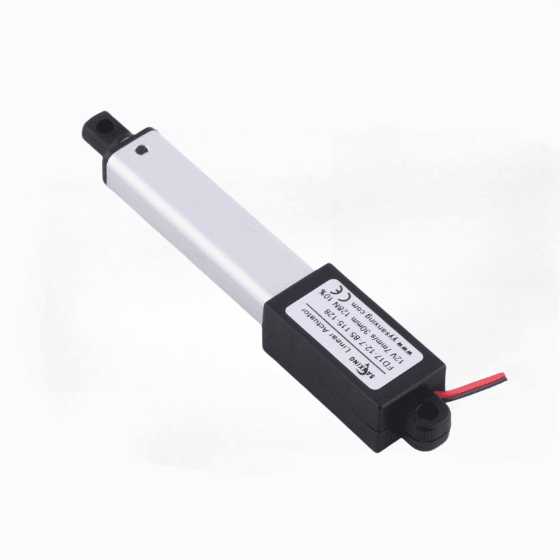 super mini electric actuator FD17 black full unit front product shot