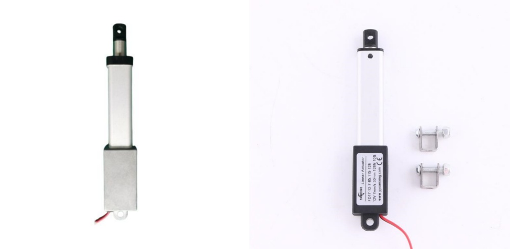 FD17 vs FD25 Mini Linear Actuator: IP Rating & Application Difference Guide 1 SANXING FD17 vs FD25 mini linear actuator side-by-side comparison indoor & outdoor model